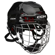 Hokejska čelada CCM Tacks 70 Combo Black Youth
