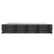 Qnap NAS strežnik za 12 diskov, rack, 8GB ram, 2,5Gb mreža (TS-1273AU-RP-8G)