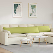 Jastucici za sofu 2 pcs Svijetlo zelena 200 x 40 cm tkanina