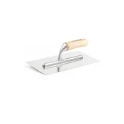 Kubala Lopatica Stainless steel smooth trowel, 270 x 130 mm, wooden handle