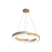 LED luster na kablu LED/32W/230V 4000K bela/drvo