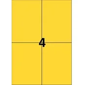 ETIKETE SMAK 105x148 BARVNE 1/100 RUMENE