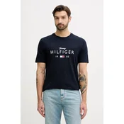 TOMMY HILFIGER Majica BRAND LOVE  mornarska / rdeča / bela