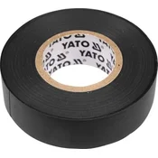 shumee Izolacijski trak Yato 19 mm x 20 m črne barve 8165