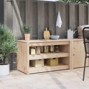 Kuhinjski ormaric s policom MEPPEL Smedi hrast 106 x 55 x 64 cm