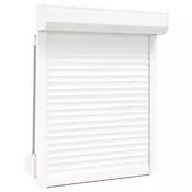vidaXL vidaXL Rolo zaslon Bela 80 x 100 cm Aluminij in poliuretan, (5000215523)