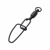 MADCAT Vrtilice STAINL. BB SWIVELS W. CROSSL. SNAP BLACK 3PCS 75KG