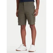 Quiksilver Kratke hlače iz tkanine MW Cargo EQYWS03912 Zelena Regular Fit
