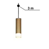 Azzardo AZ3457 - Lestenec na vrvici ZIKO 1xG9/40W/230V