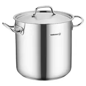Stainless steel cooking pot, with lid, 28cm/16.5L, Proline Gastro -