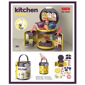 Hk mini kuhinjski okrugli kofer za igru ( A097734 )