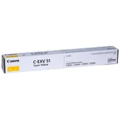 toner Canon C-EXV51 HY, 0484C002, rumena (yellow), originalni