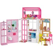 Set za igru Mattel Barbie - Kompaktna prijenosna kuca