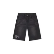 Ed Hardy Kavbojke Skull Rose svetlo siva/črn denim/off-bela