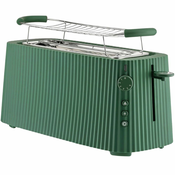 Toaster PLISSÉ XXL, 46 cm, zelena, plastika, Alessi
