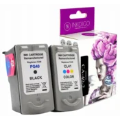 Inkdigo tusz PG40 CL41 kompatybilny z Canon Pixma IP1100 MP140 MX300 IP1800 Certyfikat TÜV