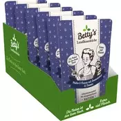 Bettys Landhausküche Mačja hrana v vrečki Adult - piščanec in fazan z oljem borage - 6 x 250 g