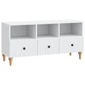Vidaxl TV omarica Bela 102 x 34,5 x 50 cm Konstruirano leseno