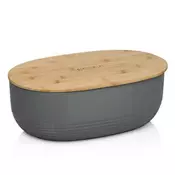 Kela Kela pladenj za kruh KL-12063 NAMUR plastika/les antracit