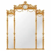 Casa Padrino Luxury Baroque Mirror Gold H. 185 cm - Baroque Furniture - Made in Italy