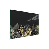 shumee Steklena zaščitna plošča za štedilnik 70x52 Leaf
