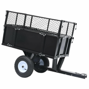 VIDAXL prikolica za vrtni traktor (nosilnost 150kg)