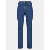 Mustang Jeans hlače 1014863 Mornarsko modra Slim Leg
