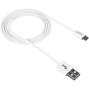 CANYON Micro USB cable, 1M, White - CNE-USBM1W
