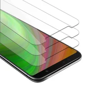 Cadorabo CADORABO Asus ZenFone MAX PLUS M1 - Zaščitna folija - 3-pack Kaljeno zaščitno steklo za zaslone s trdoto 9H in združljivostjo s 3D dotikom, (20553225)