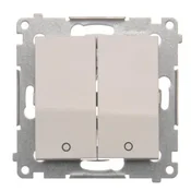 Dvopolno stikalo Simon 54 (modul) 16AX 250V belo DW22A.01/11