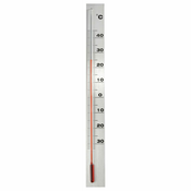 shumee Nature Zunanji stenski termometer, aluminij, 3,8 x 0,6 x 37 cm