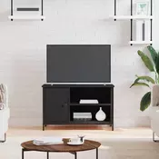 TV ormaric crni 80x40x50 cm od konstruiranog drva