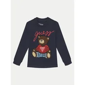 Guess Bluza L5RI32 K8HM4 Mornarsko modra Regular Fit