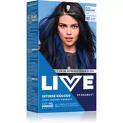 , Schwarzkopf LIVE Intense Colour permanentna barva za lase odtenek U67 Blue Mercury 1 kos