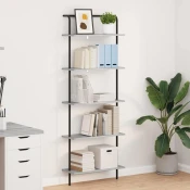 Polica Siva Sonoma 60 x 24 x 168 cm Konstruirano drvo
