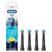 Oral-B zamjenske glave cetkica iO 4 crne Ultimate cišcenje paket,