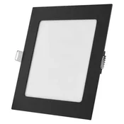 LED vgradna svetilka NEXXO, štvorec, čierne, 12W, CCT
