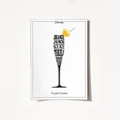 Wallity Poster Tequila Sunrise-2049, 50x70 cm
