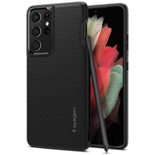 SPIGEN LIQUID AIR PEN CASE GALAXY S21 ULTRA MATTE BLACK (ACS02831)