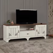 Hanah Home TV komoda Gazel 140, 140 cm, Belo-braon