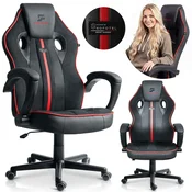 Sofotel Master 242701 gaming stol s funkcijo ljuljanja – rdeče-črn