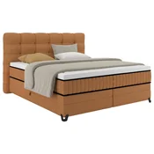 Premium Living Postelja Boxspring Carmen C, Opečnato Rjava, 180x200