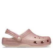 Crocs Cokli Classic Glitter Clog Rožnata