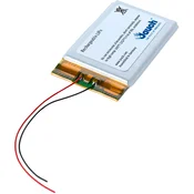 Jauch Quartz Jauch Quartz LP603443JU specialni akumulatorji prismatično kabel LiPo 3.7 V 850 mAh, (20635782)