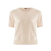 Mexx Ženska bluza Sequins, Bež