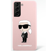 Originalen ovitek Karl Lagerfeld NFT Ikonik za Samsung Galaxy S23 Ultra - pink