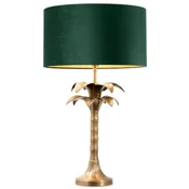 Casa Padrino luxury table lamp palm tree vintage brass/green A� 45 x H. 76 cm - Desk lamp in palm tree design - Luxury table lamps - Luxury furniture - Luxury quality