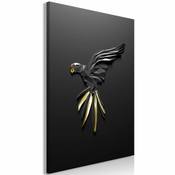 Slika - Black Parrot (1 Part) Vertical 40x60