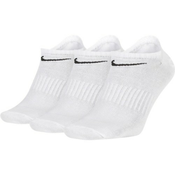 Nike U NK EVERYDAY LTWT NS 3PR, muške carape za fitnes, bijela SX7678