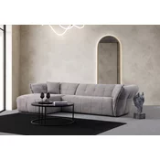 Atelier del Sofa Ugaona garnitura Boxer, 290x165 cm, Svetlo siva